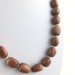 Necklace PEARL in SUN STONE Tumbled Stone Pendant Crystal Healing Jewel A+-1