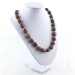 Necklace PEARL in SUN STONE Tumbled Stone Pendant Crystal Healing Jewel A+-3