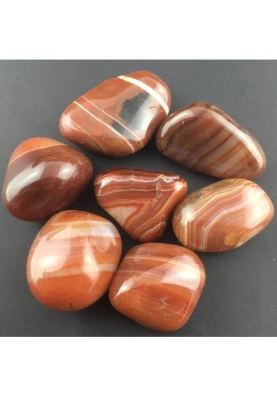 Ágata Cornalina Rodado Minerales Cristaloterapia [ Carnelian Agate Tumbled A+]-1