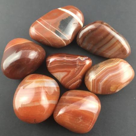 Ágata Cornalina Rodado Minerales Cristaloterapia [ Carnelian Agate Tumbled A+]-1