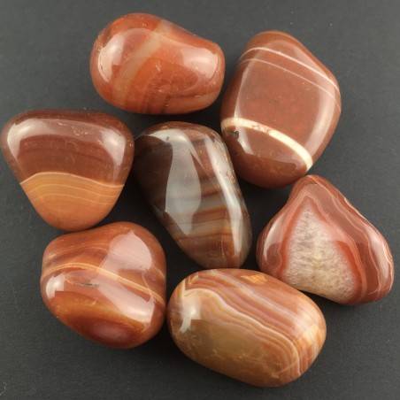 Ágata Cornalina Rodado Minerales Cristaloterapia [ Carnelian Agate Tumbled A+]-2