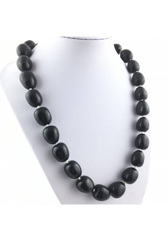 ONICE COLLANA Perle CANCRO LEONE ACQUARIO Minerali Cristalloterapia-1
