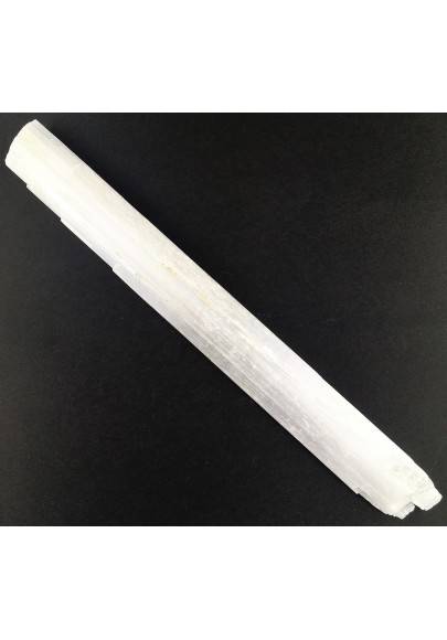 GRANDE Bacchetta SELENITE Grezza Pietra degli Angeli Pietra Bianca Trasparenza-1