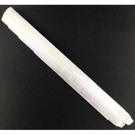GRANDE Bacchetta SELENITE Grezza Pietra degli Angeli Pietra Bianca Trasparenza-1