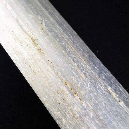 GRANDE Bacchetta SELENITE Grezza Pietra degli Angeli Pietra Bianca Trasparenza-3