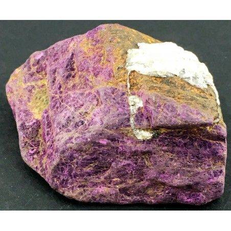 Rara PURPURITE GREZZA Grande Alta Qualità Minerale Viola Cristalloterapia-2