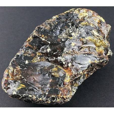 AMBRA del Messico GREZZA Grande Minerali Giallo Cristalloterapia Collezionismo-2