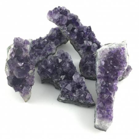MINERALS AMETHYST Druzy Violet Specimen of Uruguay 40-64g Extra Quality-3