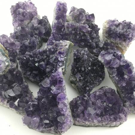 MINERALS AMETHYST Druzy Violet Specimen of Uruguay 40-64g Extra Quality-1