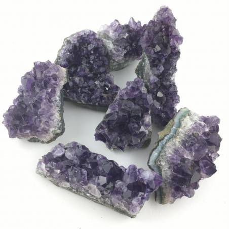 MINERALS AMETHYST Druzy Violet Specimen of Uruguay 40-64g Extra Quality-2