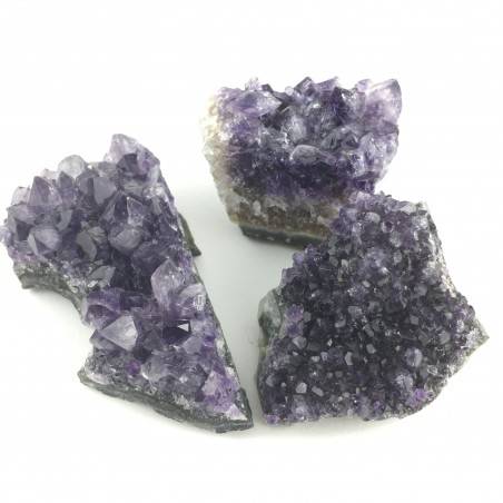 MINERALS AMETHYST Druzy Violet Specimen of Uruguay 40-64g Extra Quality-4