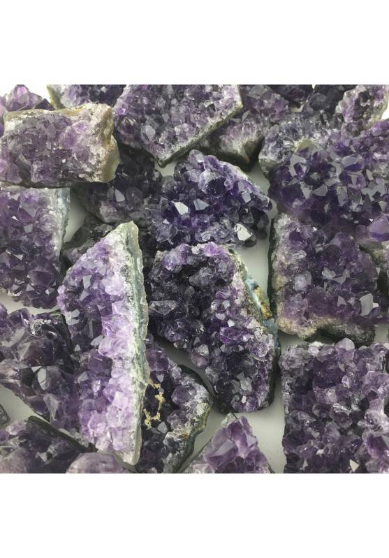 MINERALES * Drusa AMATISTA de Uruguay Calidad Extra 15-39g Cristaloterapia-1