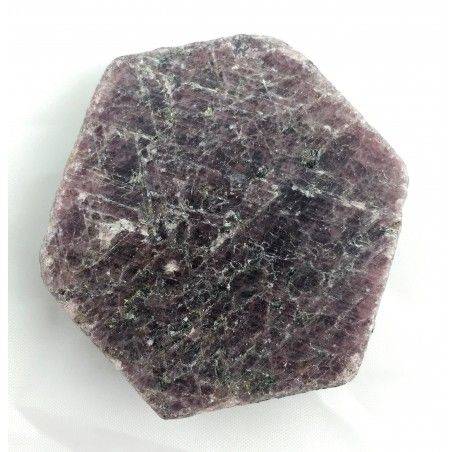 Wonderful Rough RUBY Slice Hexagon MINERALS Crystal Healing Specimen-3