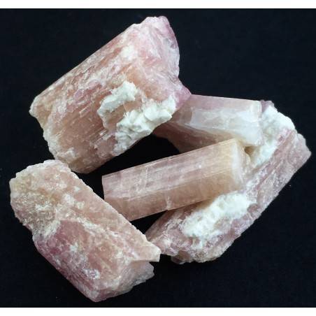 * MINERALES * BERILO en Bruto TURMALINA Rosada Precioso Coleccionables Chakra Reiki-1