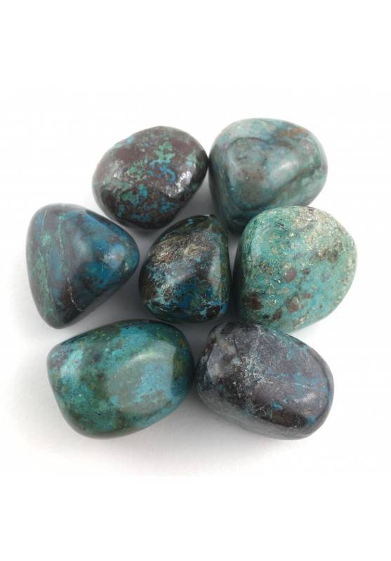 CHRYSOCOLLA Tumbled Big High Quality Chakra Reiki Zen Crystal Healing 15-20g A+-1