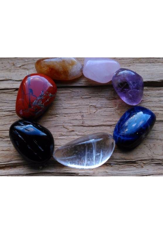 Le 7 pietre dei Chakra 1 per ogni Chakra scegli il TUO Kit da Cristalloterapia-1