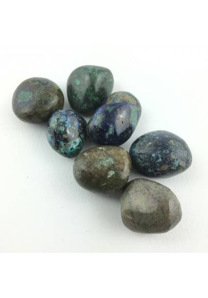 Crystal Tumbled Azurite and Malachite Chakra Reiki Crystal Healing Meditation-1