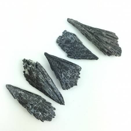 Cianita negra Reticita cruda taramita minerales curativos de cristal de Brasil-1