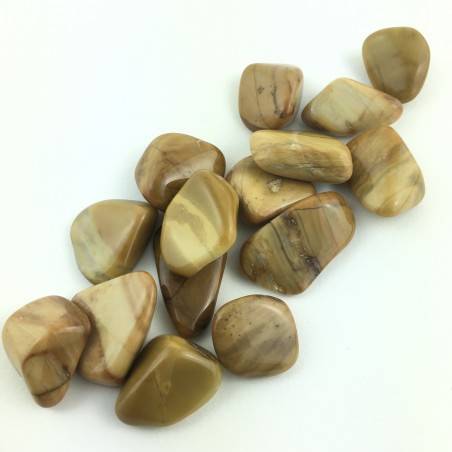 Yellow Jasper Tumbled Stone Medium Crystal Chakra MINERALS Crystal Healing Reiki-3