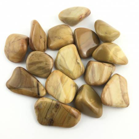 Yellow Jasper Tumbled Stone Medium Crystal Chakra MINERALS Crystal Healing Reiki-2