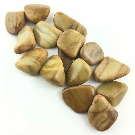 Yellow Jasper Tumbled Stone Medium Crystal Chakra MINERALS Crystal Healing Reiki-1