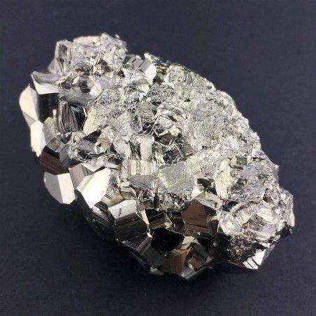 * MINERALES * PIRITA Pentagonal del Perù Calidad Extra 142g 32x55x37mm Chakra-3