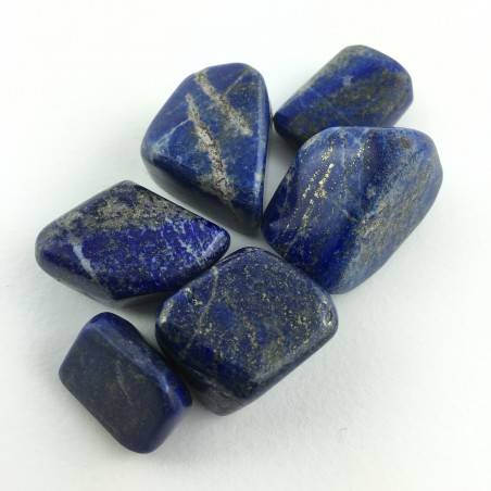 Lapis lazuli Dégringolé Cristal thérapie BLEU Or [PAYEZ UNE SEULE EXPÉDITION]-3