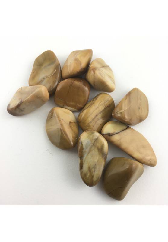 Yellow Brown Jasper Tumbled Stone Crystal Chakra MINERALS Crystal Healing-2