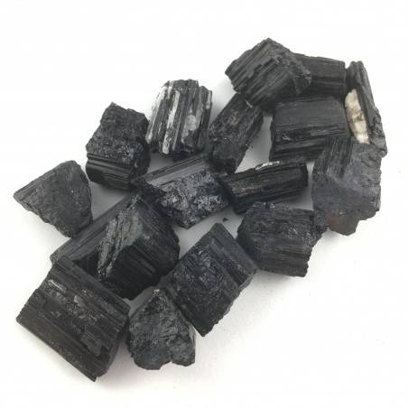 Black Tourmaline Shorlite Rough No electromagnetic waves Minerals Chakra Reiki-1