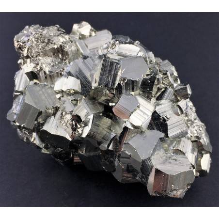 * MINERALES * PIRITA Pentagonal Perù Calidad A+ Cristaloterapia Coleccionables-2