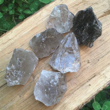 Big Smokey QUARTZ Tumbled Stone Crystals MINERALS Crystal Healing Chakra-1