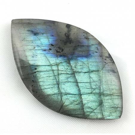 Cabochon dans LABRADORITE du roi Cristal thérapie Objets de collection Chakra Zen-2