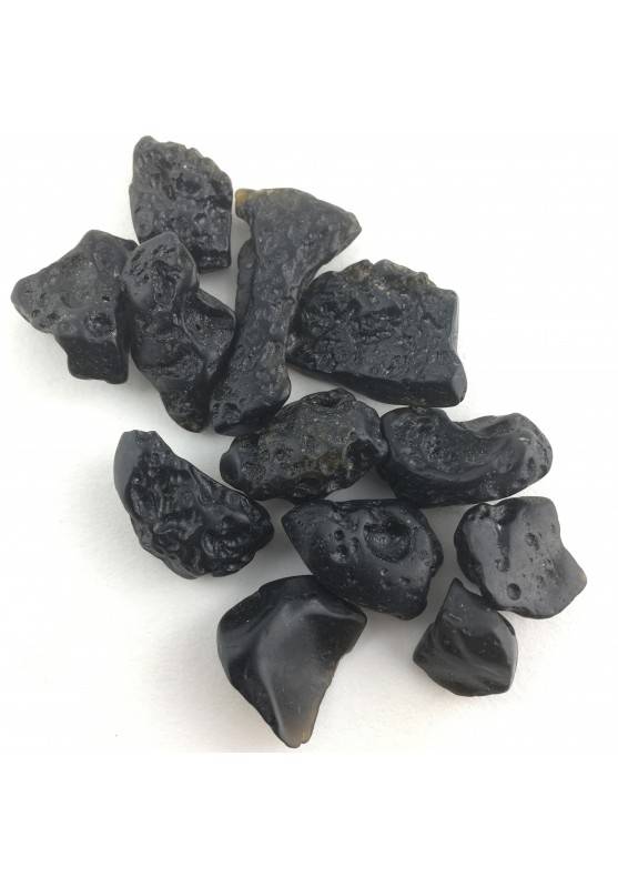 Minéraux * Moldavite TECTITE Moyen Cristal thérapie Tektite Dégringolé Minéraux-1