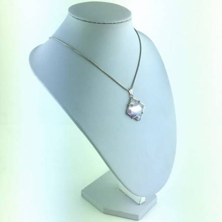 Pendant pyramid AMETHYST Minerals Necklace Crystal Healing-1