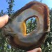 MINERALS * Gorgeous AGATE SLICE White-Brown Specimen 78gr-2