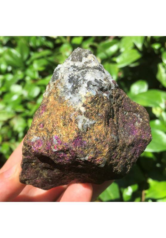MINERALS * Rough Chalcopyrite with PYRITE and QUARTZ 320gr-1
