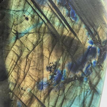 * Minerali * Stupenda LABRADORITE DEL RE Grande da Collezionismo Pietra Chakra-5