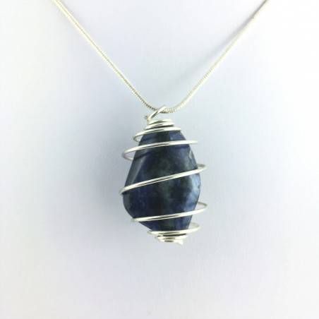 Pendentifs SODALITE Qualité Extra Dégringolé Minéraux Minéraux Zodeaco SAGITTAIRE-2