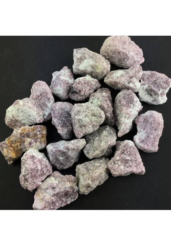 MINERALI Lepidolite Grezza Qualità Extra Cristalloterapia Chakra Reiki-1