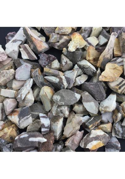 50 Grammes flocons de JASPE Zèbre Brute Minéraux Cristal thérapie-1