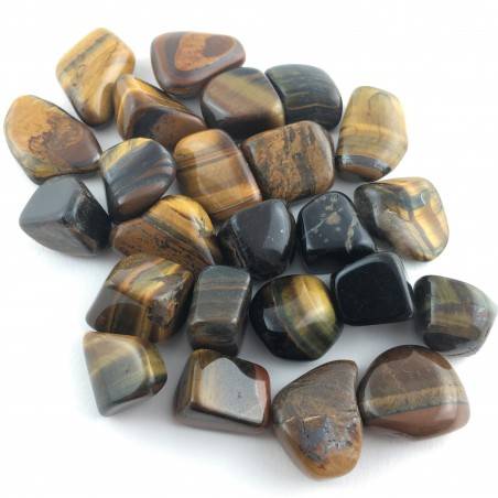 Ojo de Tigre Rodado Minerales Cristaloterapia Coleccionables A+-1
