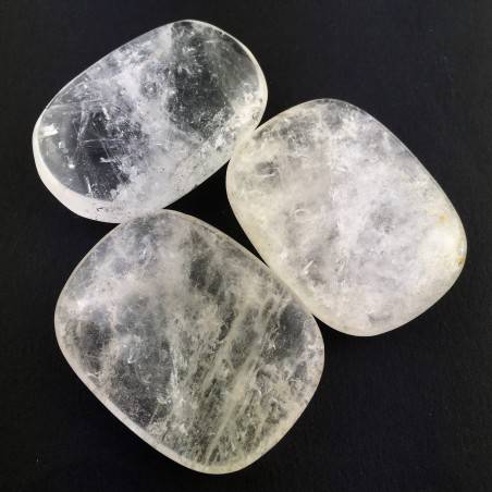 Palmstone Palmstone Quartz Hyalin Dégringolé Cristal de roche Cristal thérapie-1