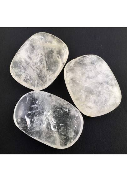 Palmstone Palmstone Quartz Hyalin Dégringolé Cristal de roche Cristal thérapie-2