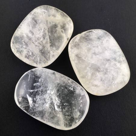 Palmstone Palmstone Quartz Hyalin Dégringolé Cristal de roche Cristal thérapie-2