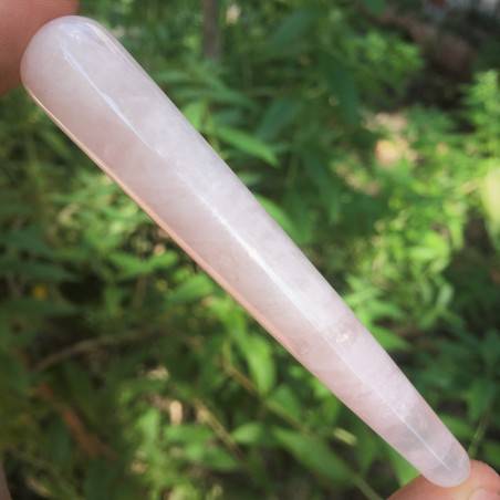 PROFESSIONAL Massage Stone Rose Quartz Cone Cylinder Crystal Healing Chakra Reiki-1