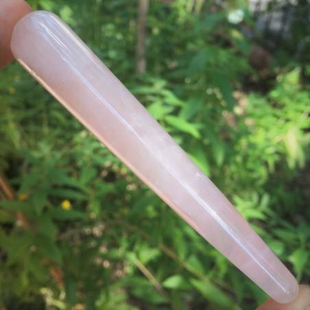 PROFESSIONAL Massage Stone Rose Quartz Cone Cylinder Crystal Healing Chakra Reiki-3