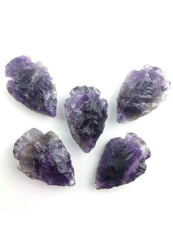 Punta Flecha Prehistórica Amatista en Bruto Terapia de cristales Coleccionismo Chakra-1
