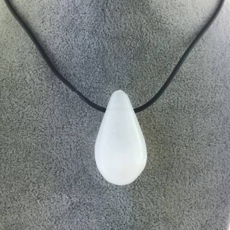 Drop Pendant SELENITE Angel's Stone Crystal Healing Minerals Chakra Reiki Zen-1