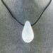 Ciondolo Goccia di Selenite Extra Collana Pietra degli Angeli Cristalloterapia-1