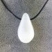 Ciondolo Goccia di Selenite Extra Collana Pietra degli Angeli Cristalloterapia-2